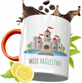 Narancssárga Bögre Gyerekeknek Gyereknapra, fényképes nyomattal