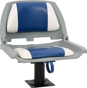 vidaXL 2 részes kék és fehér összecsukható hajóülés 48x51x41 cm