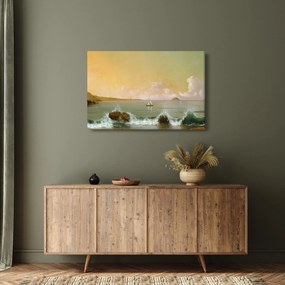 Kép - Martin Johnson Heade, Rio de Janeiro Bay, reprodukciók (90x60 cm)