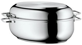 WMF - Ovális sütőedény fedéllel  41x28,5 x18 cm rozsdamentes