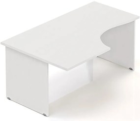 Visio ergonomikus asztal 160 x 100 cm, bal, fehér
