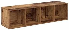 TV szekrény garnitúra 2 pcs Régi fa 37 x 37 x 142.5 cm Faanyag