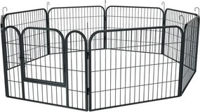 Fém kutyaketrec  kisállatoknak 80 x 60 cm