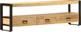 vidaXL tömör mangófa TV-szekrény 150 x 30 x 45 cm