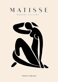 Matisse női bézs fekete Poszter 100x70cm #614