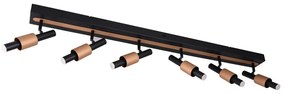 Fekete-bronzszínű LED spotlámpa 20,5x120 cm Ikaris – Trio Select