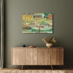 Kép - Childe Hassam, Oyster Sloop, Cos Cob, reprodukciók (90x60 cm)