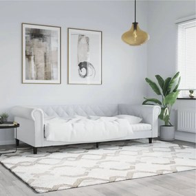 fehér műbőr kanapéágy 80 x 200 cm