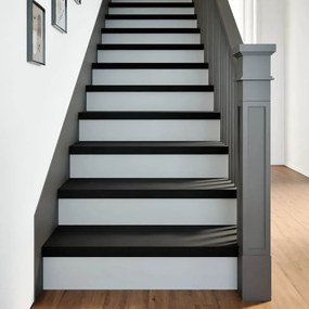 lépcsőfokok 12 db Sötétbarna 70x25x2 cm tömör fa tölgyfa