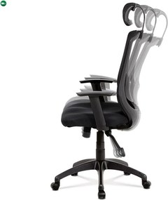 Fekete Hálós Irodai Szék, Szinkron Mechanikával. KA-A186 BK