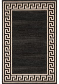 Sötétszürke gyapjú szőnyeg 133x180 cm Cesar – Agnella