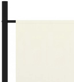 fehér 3 paneles szövetparaván 260x180 cm