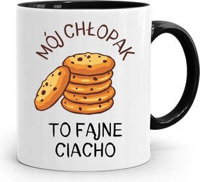 Bögre Ajándék Fekete Fiúnak Hűvös Sütemény nyomott mintával