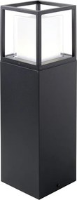 ENDON 79202 ARLOW Modern Kültéri Állólámpa Fekete, Átlátszó LED IP44