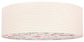 Gyerek mennyezeti lámpa KIDDY 2xE27/40W/230V bézs/rózsaszín