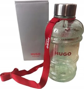 Hugo Parfums Water Bottle Műanyag Kulacs Szíjjal És Mérőpohárral 1L