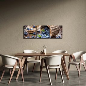 Kép - Lédús áfonya (órával) (90x30 cm)