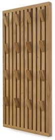 Natúr színű tölgyfa fogas panel 46x100x8 cm Parco – Spinder Design
