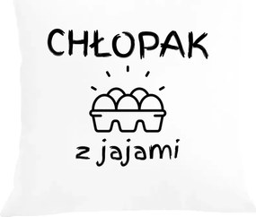 Párna párnahuzat fiúnapra Fiú tojással Ajándék