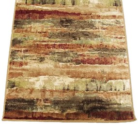 Taranto terra barna szőnyeg 100 x 140 cm csíkos