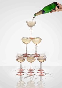 Habzóboros pohár "Bubbles", tiszta - Lukáš Houdek