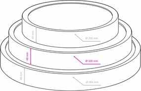 BRILAGI - LED mennyezeti lámpa NATURA LED/20W/230V 4000K pr. 33,7 cm