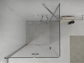 Mexen Lima zuhanykabin 100x100cm, 6mm-es üveg, króm profil-átlátszó üveg, 856-100-100-01-00