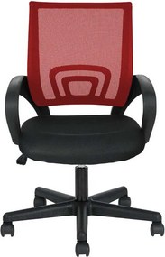 Karfás irodai forgószék több színben-piros