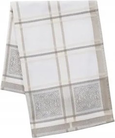 Konyhai törlőkendő Majolica 100% nedvszívó pamut 50x70 kockás bézs