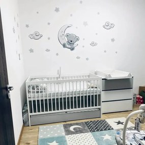INSPIO Gyerekszoba falmatrica - Szürke maci