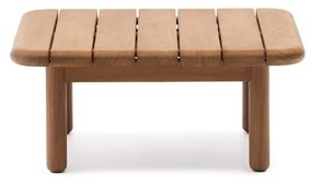 Teakfa kerti dohányzóasztal 70x70 cm Turqueta – Kave Home