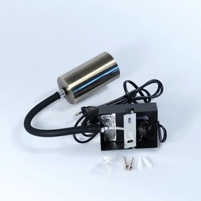 Globo 57911WM - Flexibilis fali lámpa ROBBY 1xGU10/25W/230V fekete/rez