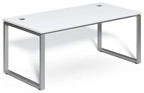 SimpleOffice asztal 180 x 90 cm, fehér / ezüst