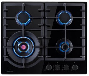 Ignito Max 4, gázfőzőlap, 4 égő, 9,1 kW, üvegkerámia, 60 cm