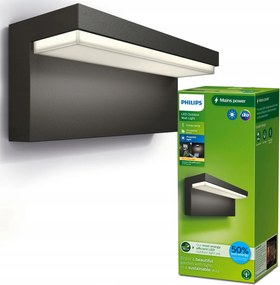 LED-es kerti lámpa Homlokzati fali lámpa Bustan 3,8W 2700K IP44 Philips