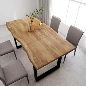 tömör akácfa étkezőasztal 180 x 90 x 76 cm
