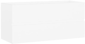 Fehér szerelt fa mosdószekrény 100 x 38,5 x 45 cm