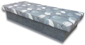Egyszemélyes ágy (dívány) 80 cm Janae 10 (szürke 81 + Melody 14). 793088