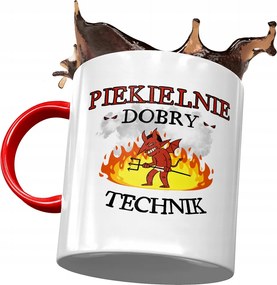 Piros Bögre Technika Pokolian Jó Nyomtatott Fotóval