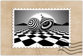 Poszterek 120x80 Absztrakt Geometria