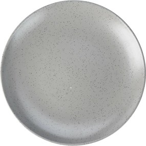 Stone kőagyag lapos tányér, átmérő 27 cm, szürke