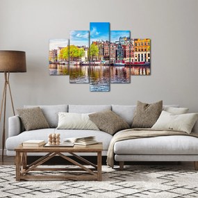 Kép - Táncoló házak, Amszterdam (150x105 cm)