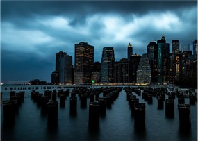 Kép - Kilátás a New York-i felhőkarcolókra (70x50 cm)