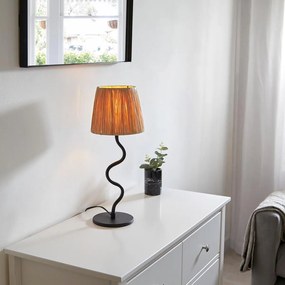 Endon modern asztali lámpa wriggle fekete end100958