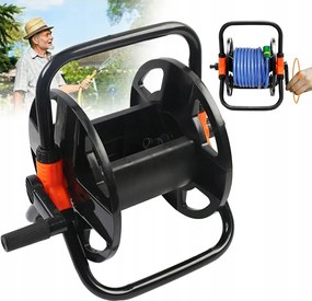 Kerti Tömlőtekercselő Dob Állvány Babakocsi Max. 1/2 Hüvelyk Tömlőhossz 20M