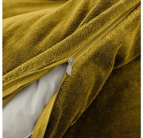 Mikroplüss ágyneműhuzat MUSTERO olíva Ágyneműhuzat mérete: 2 db 70 x 90 cm | 200 x 220 cm
