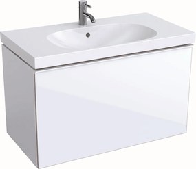Geberit Acanto szekrény 89x47.5x53.5 cm Függesztett, mosdó alatti fehér 500.612.01.2