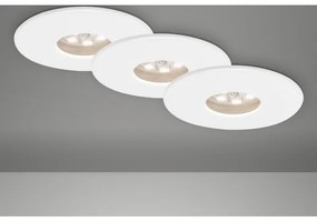 Briloner 7240-036 -KÉSZLET 3xLED Fürdőszobai beépíthető lámpa ATTACH LED/1,8W/230V IP44 fehér