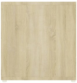 2 db sonoma tölgy színű szerelt fa TV-szekrény 107 x 35 x 37 cm