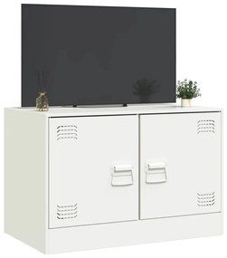 fehér acél TV-szekrény 67 x 39 x 44 cm